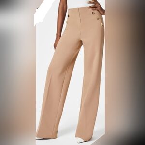 Spanx toffee the perfect Pant, Button Wide Leg